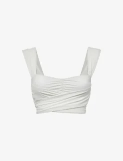 Reiss Cristina Wrap-front Bikini Top