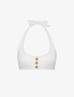 Reiss Iris Halterneck Bikini Top