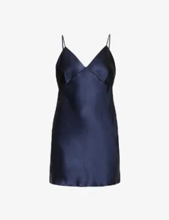 Xena V-neck Silk Nightdress