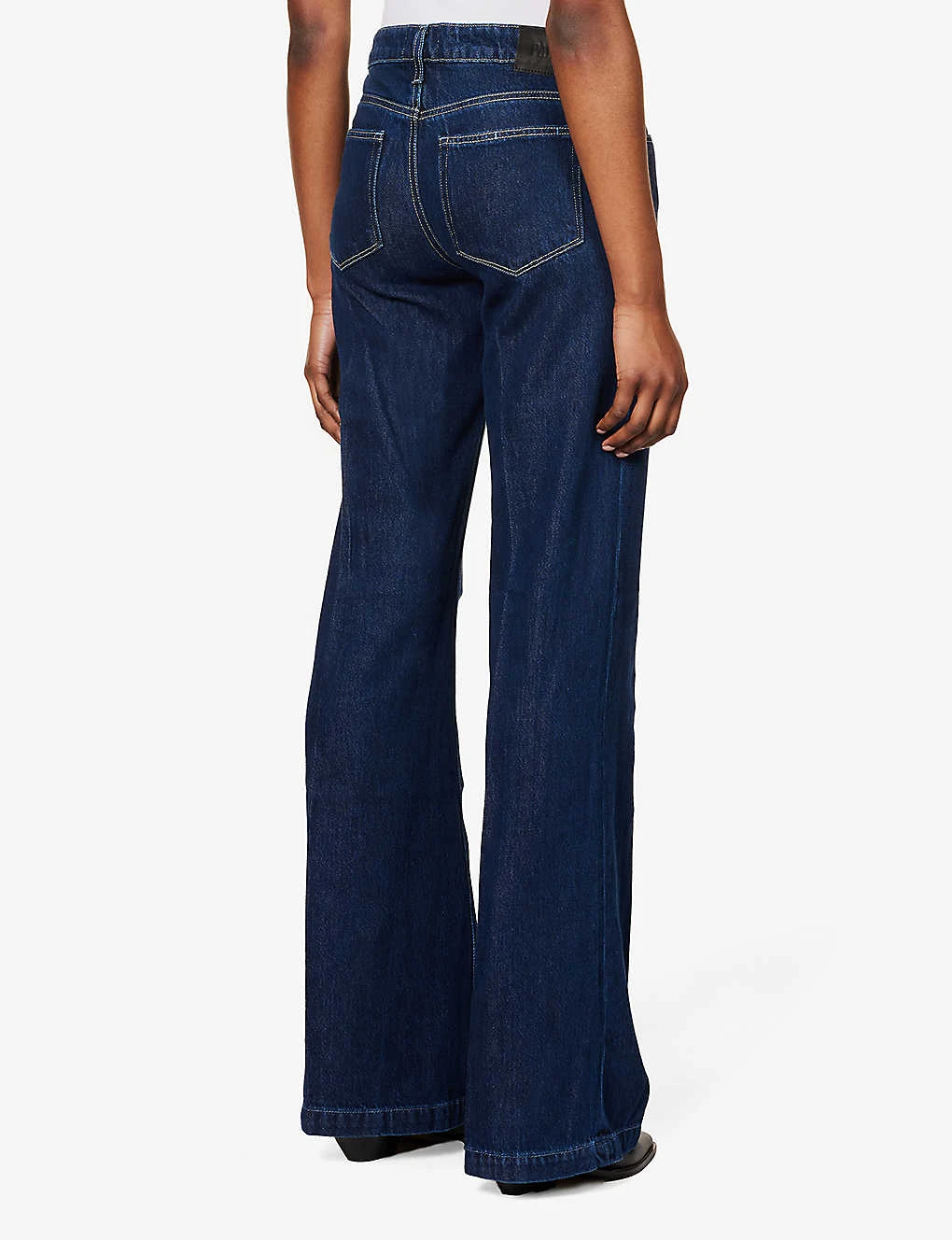 Paige Sonja High-rise Wide-leg Cotton-blend Jeans - Image 4