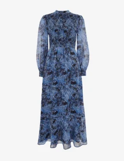 Whistles Recycled Polyester Midi Dress