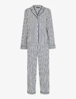 Whistles Striped Relaxed-fit Cotton Pyjamas