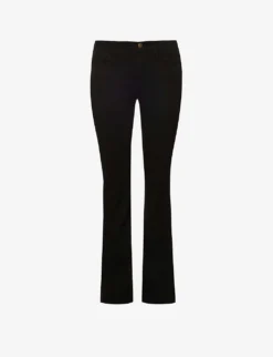 FRAME Le Pixie High Flare High-rise Stretch-denim Jeans