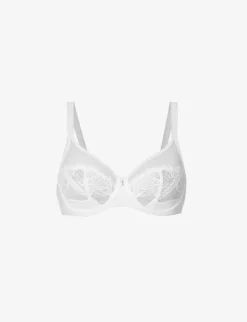 Chantelle Orangerie Floral-embellished Underwired Lace Bra