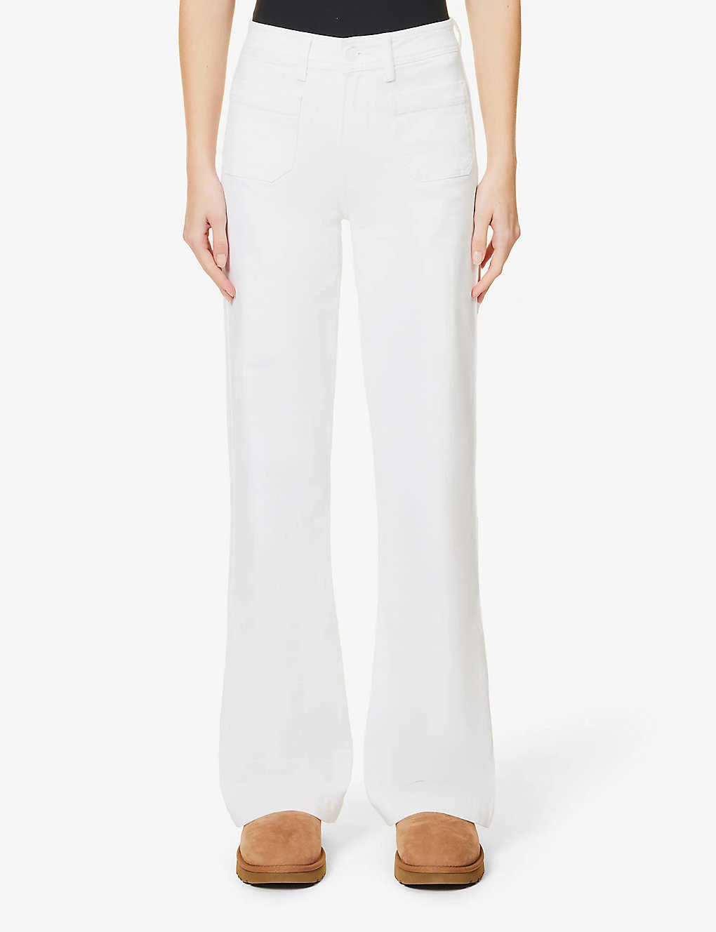 Paige Leenah Straight High-rise Stretch-denim Jeans - Image 3