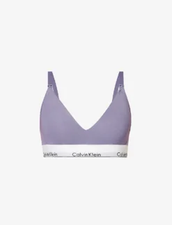 Calvin Klein Modern Cotton Cotton-blend Jersey Maternity Bra