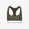 Calvin Klein Modern Branded-underband Stretch-cotton And Modal-blend Bralette