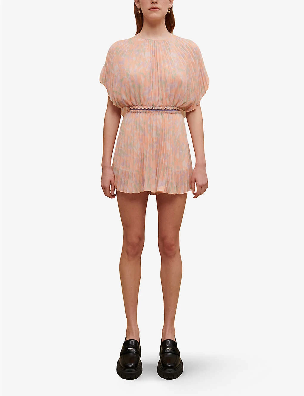 Maje Isisa Pleated Woven Jumpsuit - Image 3