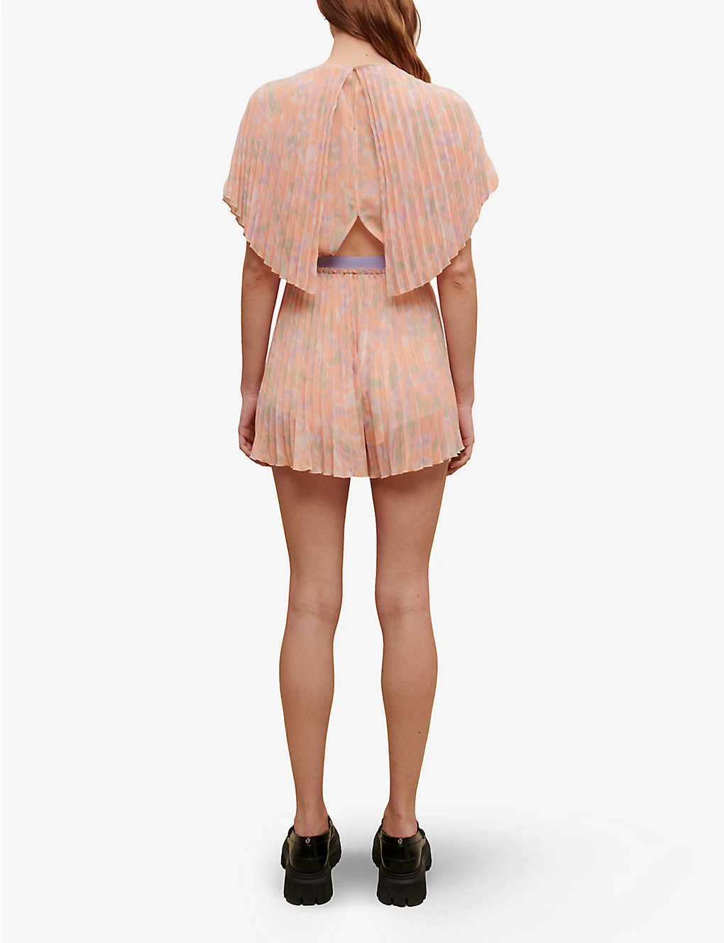 Maje Isisa Pleated Woven Jumpsuit - Image 4