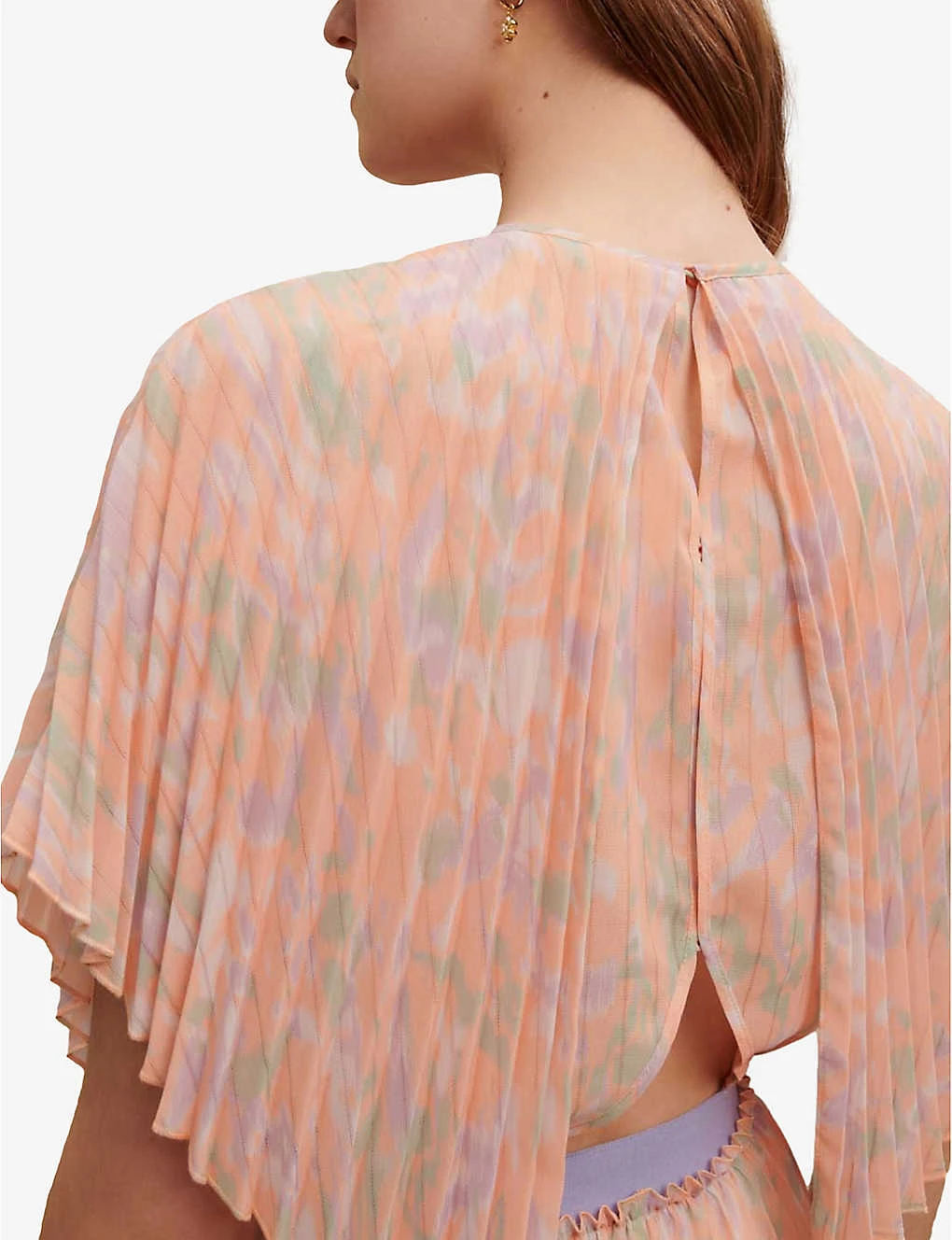 Maje Isisa Pleated Woven Jumpsuit - Image 5