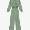 Maje Paicy Floral-print Balloon-sleeved Cotton Jumpsuit