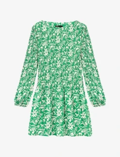 Maje Rockiqua Floral-print Woven Mini Dress