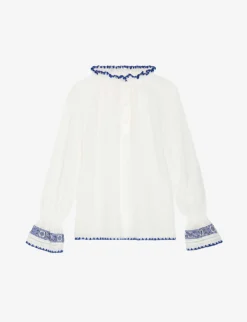 CLAUDIE PIERLOT Embroidered-cuffs