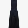 Reiss Milena Button-through Tied-waist Woven Midi Dress