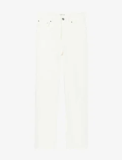 CLAUDIE PIERLOT Paquito Cropped Stretch-denim Jeans