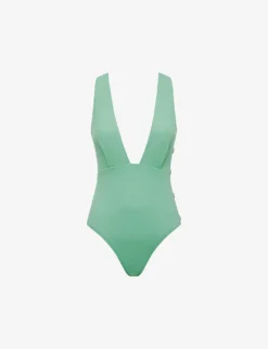 Reiss Orla Plunge-neck Swimsuit