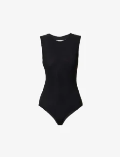 Maison Margiela Round-neck Slim-fit Stretch-woven Body