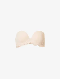 Simone Perele Karma Scallop-trim Stretch-woven Plunge Bra