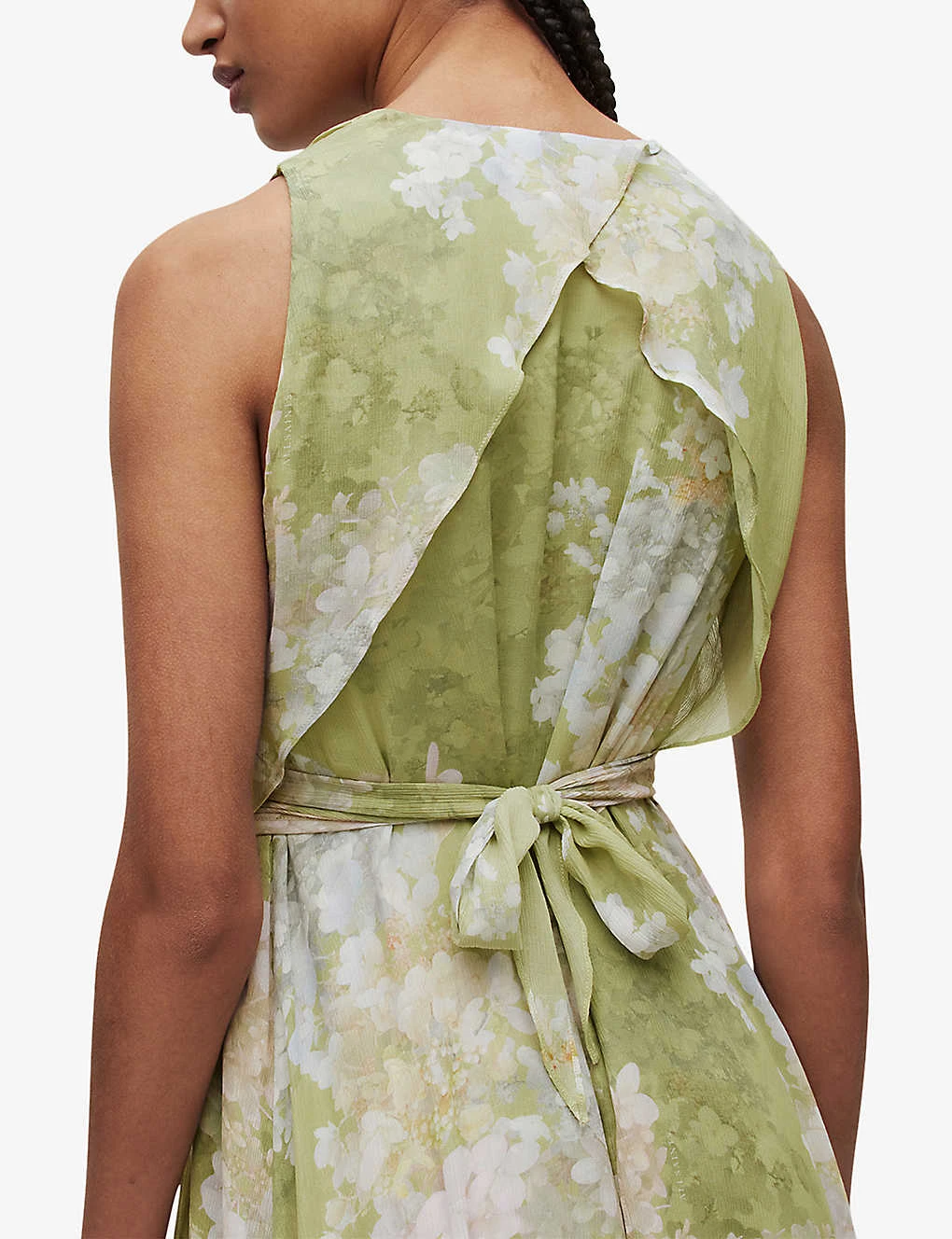 AllSaints Venetia Floral-print Woven Maxi Dress - Image 5