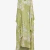 AllSaints Venetia Floral-print Woven Maxi Dress