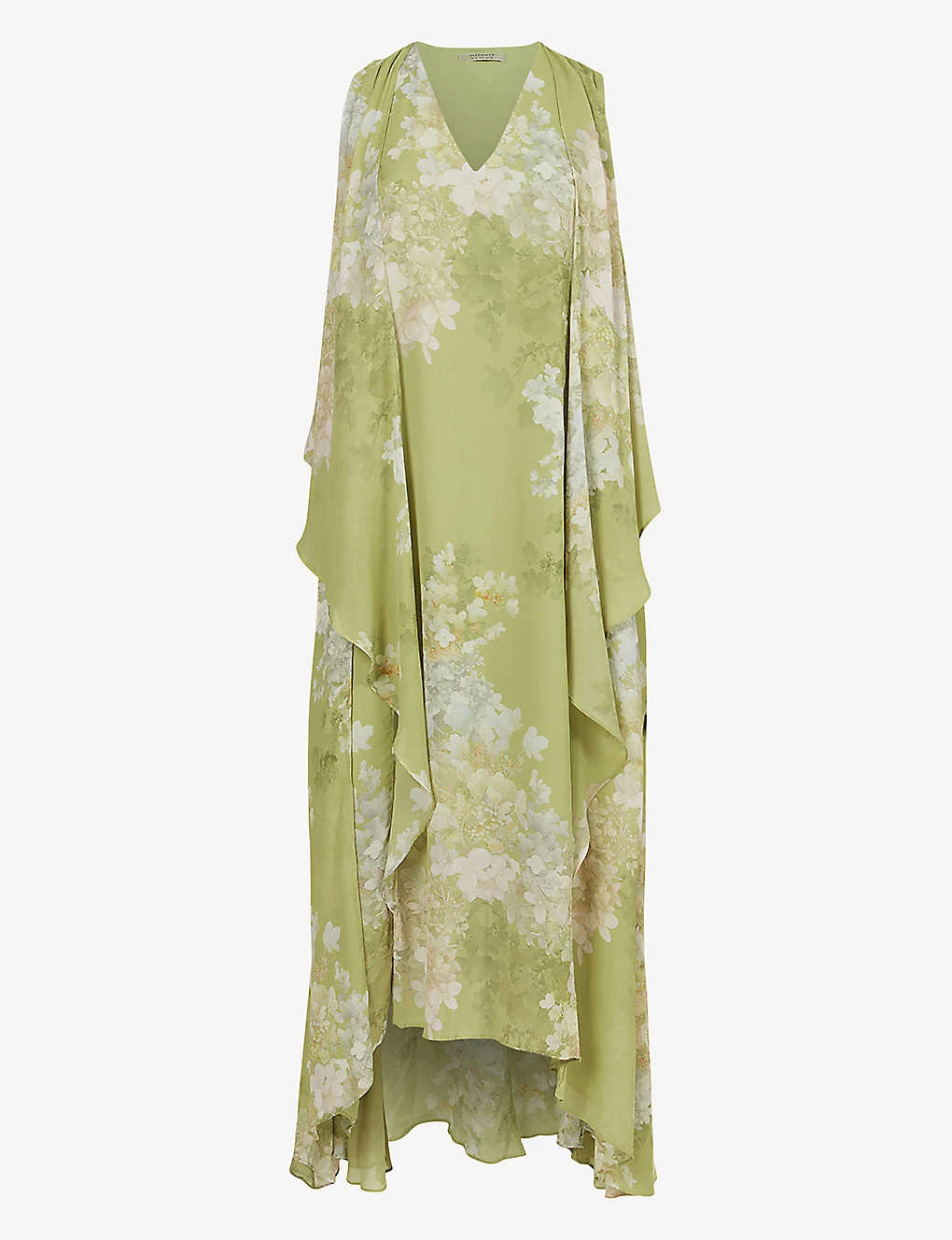 AllSaints Venetia Floral-print Woven Maxi Dress