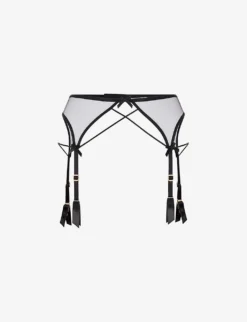 AGENT PROVOCATEUR Zella High-rise Mesh Suspender