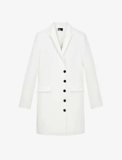 THE KOOPLES Single-breasted Tailored Stretch-woven Dress