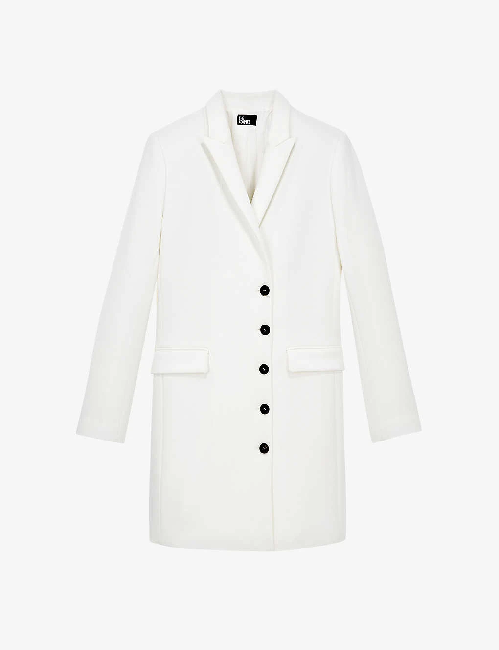 THE KOOPLES Single-breasted Tailored Stretch-woven Dress