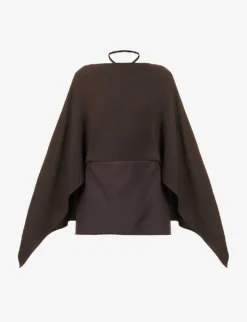 Valentino Open-back Skirt-overlay Silk Playsuit