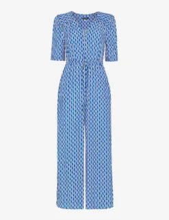 Whistles Oversized-collar Relaxed Woven Jumpsuit