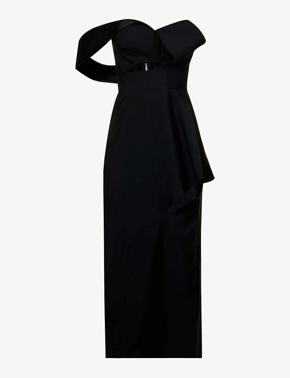Alexander McQueen Cut-out Slim-fit Cotton Midi Dress