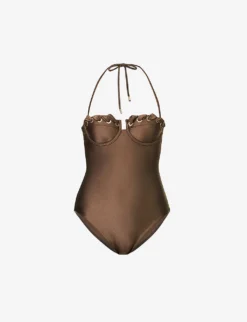 Zimmermann Devi Eyelet Balconette Swimsuit