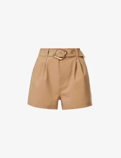 Paige Neva Mid-rise Stretch-woven Shorts