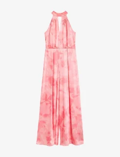 Ted Baker Tinslee Wide-leg Satin Jumpsuit