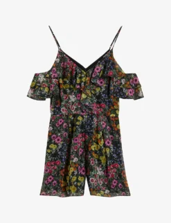 Ted Baker Priyahh Floral-print Woven Jumpsuit