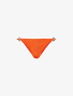 Morocco Mid-rise Recycled Polyamide-blend Bikini Bottoms