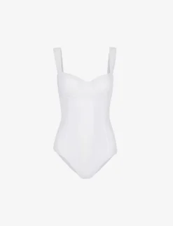 Antibes Underwired Stretch-recycled Polyamide Swimsuit