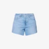 Paige Noella Raw-hem High-rise Denim Shorts