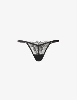 BLUEBELLA Monet Semi-sheer Woven Thong