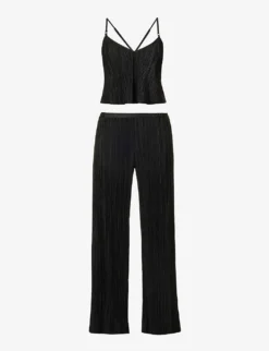 BLUEBELLA Neeson V-neck Woven Pyjamas