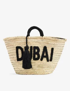 Dubai Palm Basket Bag
