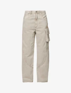 AGOLDE Cass Tapered-leg High-rise Organic-denim Jeans