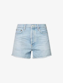 AGOLDE Dee High-rise Organic-denim Shorts