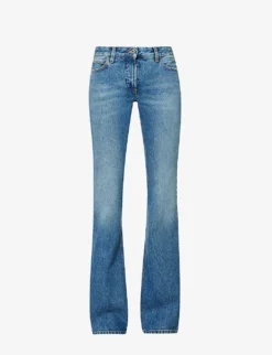 Straight-leg Mid-rise Jeans