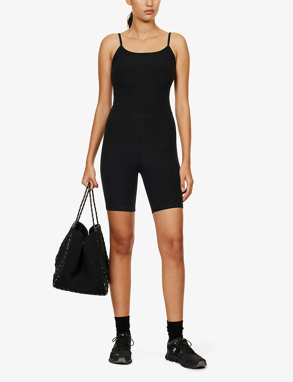 Beyond Yoga Spacedye Get In Gear Scoop-neck Stretch-woven Unitard - Image 2