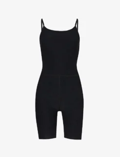 Beyond Yoga Spacedye Get In Gear Scoop-neck Stretch-woven Unitard