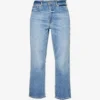 7 For All Mankind The Modern Straight-leg Mid-rise Stretch-denim Jeans