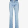7 For All Mankind Easy Slim Skinny High-rise Stretch-denim Jeans