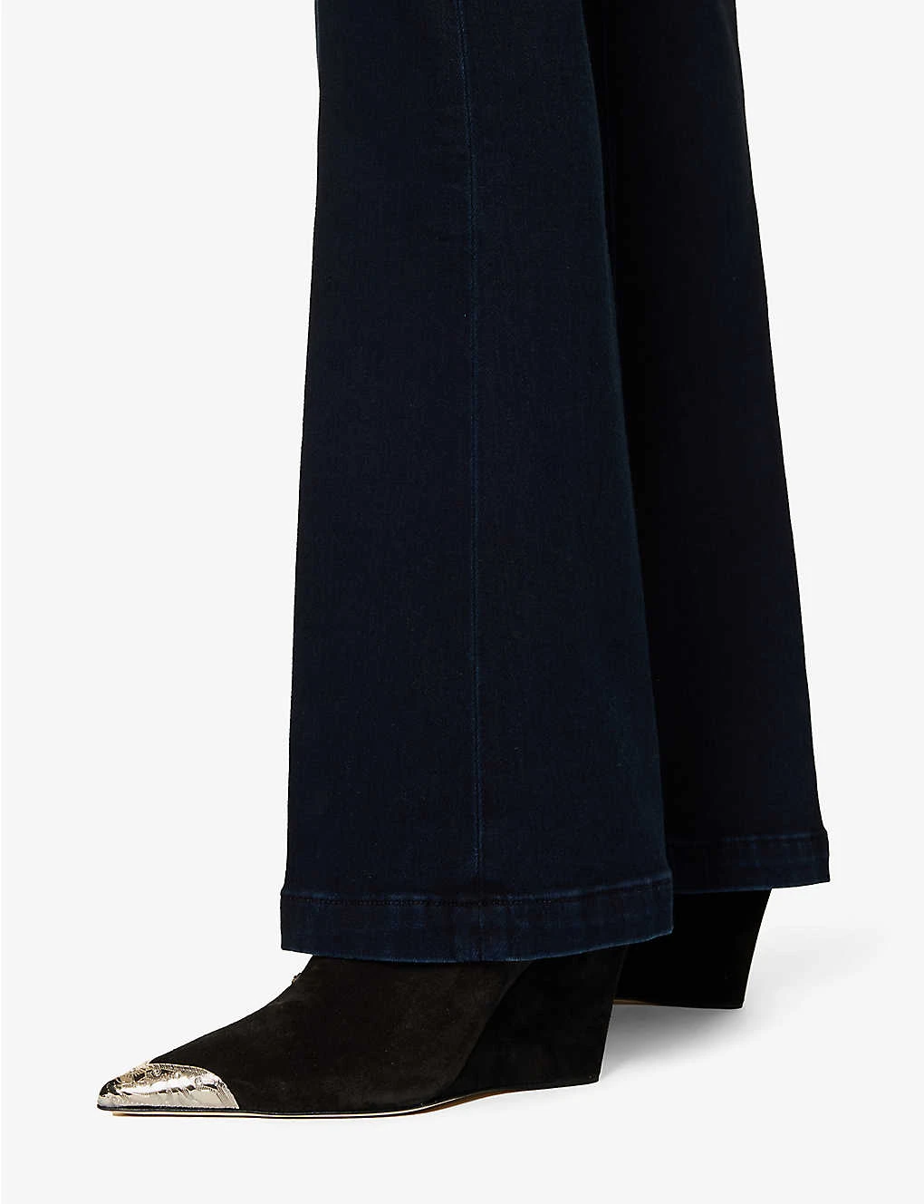 Paige Iconic Flared High-rise Stretch-denim Jeans - Image 5