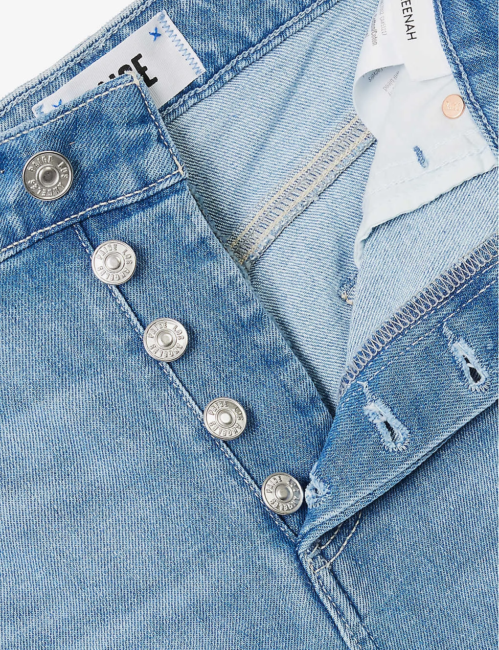 Paige Leenah Wide-leg High-rise Stretch-denim Jeans - Image 7